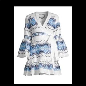 ALEXIS Cheryl Wrap  Dress In Rich Embroidery Size Small NWOT